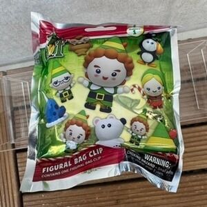 Elf Movie Figural Bag Clip Series 1 Blind Bag Mystery Keychain New Sealed